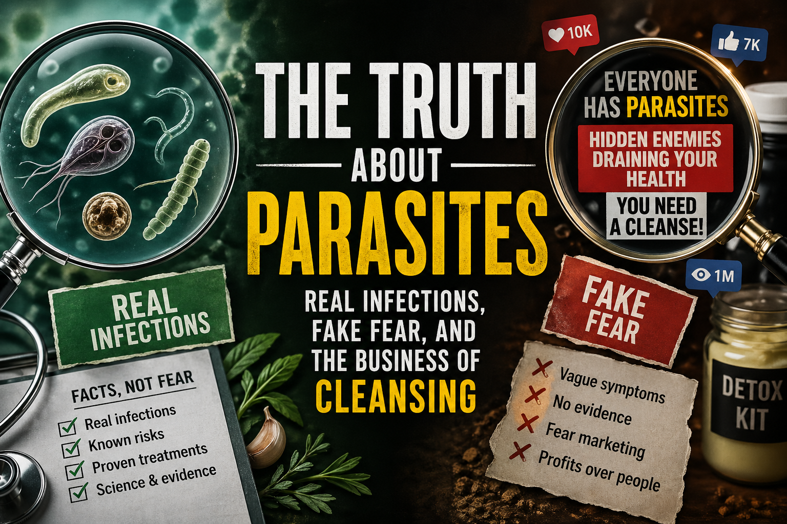 The Truth About Parasites: Real Infections, Fake Fear, and the Business of Cleansing